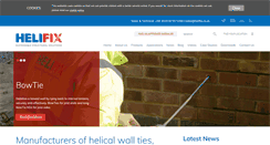 Desktop Screenshot of helifix.co.uk